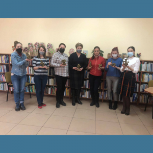 Master-class cu genericul „Modelarea motivului vegetal prin prisma gândirii abstracte”. Prezentare, Jabinschi Tatiana, coordonator, Eugenia David