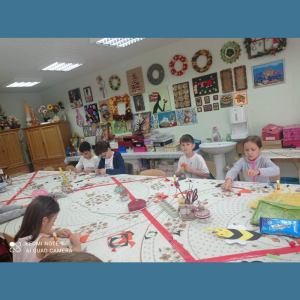 Ateliere de creație în cadrul taberei vocaționale „Soarele copilăriei”