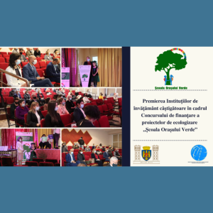 NOI NE DORIM UN ORAȘ ECOLOGIC, MODERN ȘI CURAT, UN ORAȘ A ȘCOLILOR VERZI