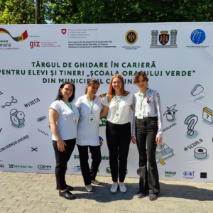 Târgul de ghidare în carieră pentru elevi și tineri din mun. Chișinău „Școala orașului verde”