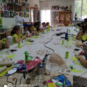 Activități creative în cadrul taberei de vară „Soarele Copilăriei”, 28.06.2022