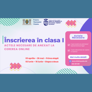 Actele necesare pentru a înscrie copilul în clasa I