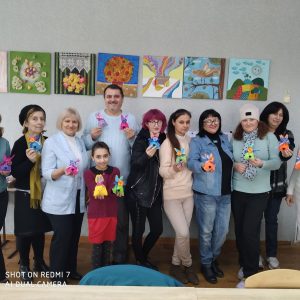 Iepurașul de Paști a venit în vizită la CCC „Floarea Soarelui”