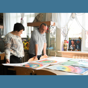 Concurs municipal ”Să dăruim culori copilăriei”, etapa de sector Secțiunea- arte plastice